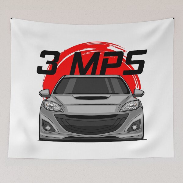 Item preview, Front Silver 3 MPS Mazdaspeed3 designed and sold by goldentuners.
