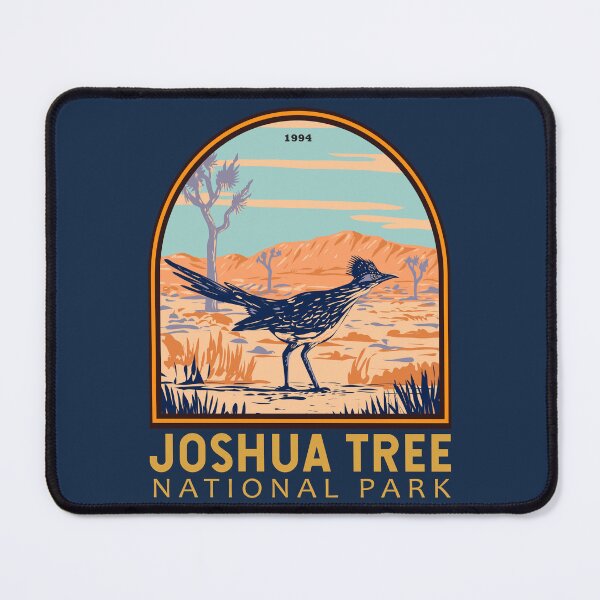 Item preview, Joshua Tree National Park Roadrunner Emblem designed and sold by KrisSidDesigns.