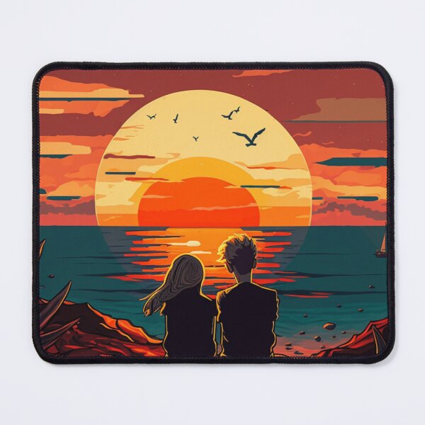 Item preview, couple watching  a shooting star   designed and sold by via-colab.