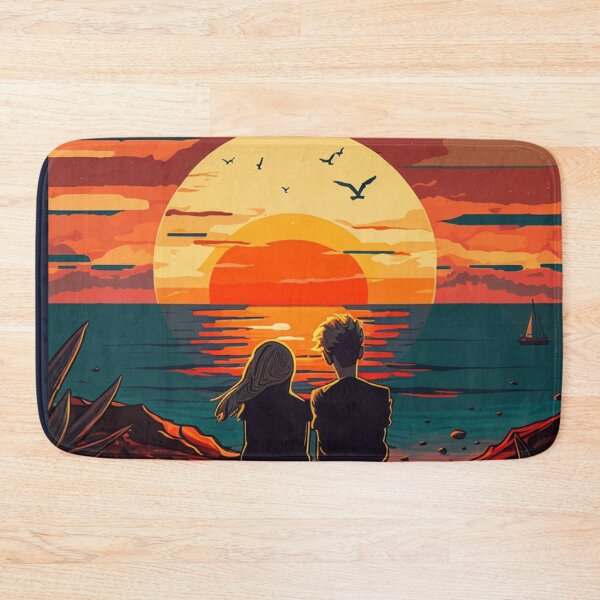 Item preview, couple watching  a shooting star   designed and sold by via-colab.