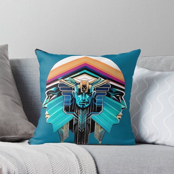 Item preview, Horus Egyptian God Falcon in Cyberpunk Style Sticker - Unique and Eye-Catching Design for Laptop, Water Bottle, and More! designed and sold by Mytho Merch.