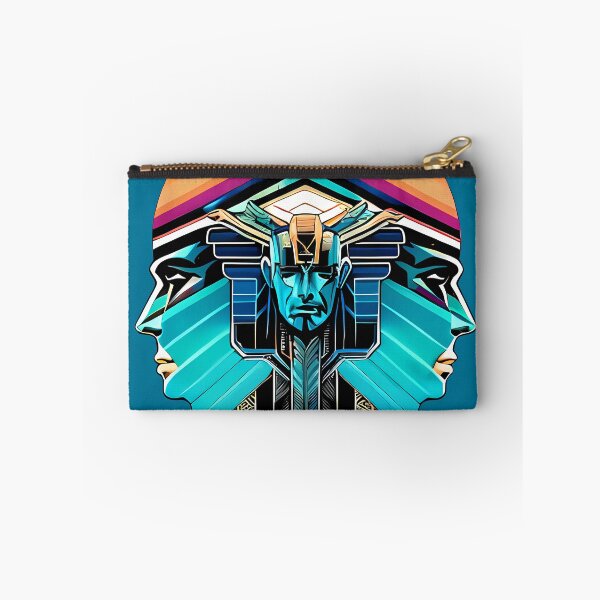 Item preview, Horus Egyptian God Falcon in Cyberpunk Style Sticker - Unique and Eye-Catching Design for Laptop, Water Bottle, and More! designed and sold by Mytho Merch.