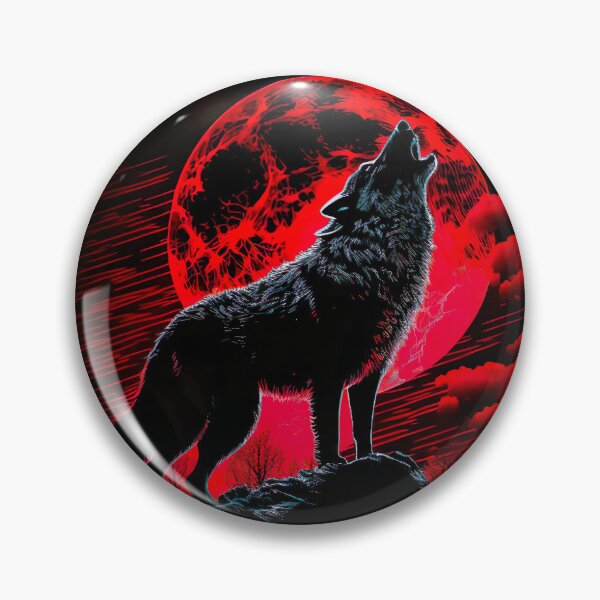Artikelvorschau, Wolf heult den Mond an entworfen und verkauft von Matt's Artificial Nature.
