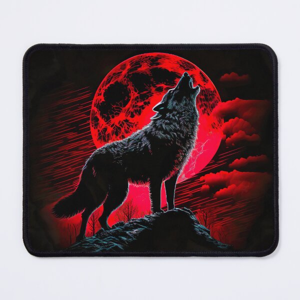 Item preview, Wolf howling at the moon designed and sold by Matt's Artificial Nature.