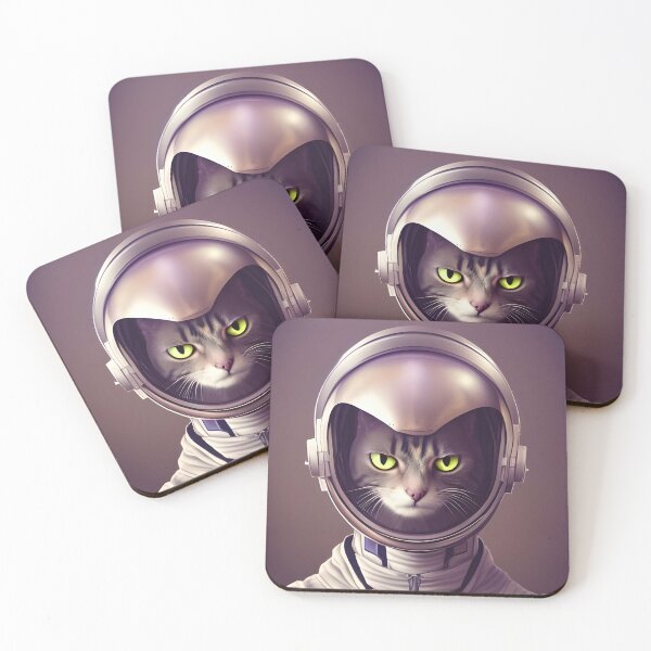 Item preview, Gato en traje espacial designed and sold by KaelumH.