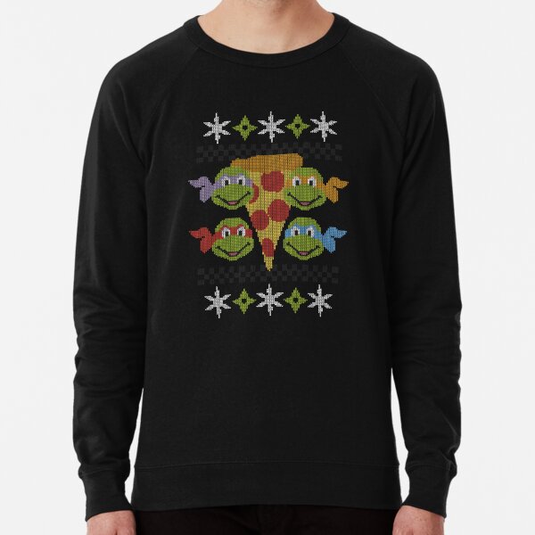 Ninja Turtles Ugly Christmas Sweater Black - The Wholesale T-Shirts By VinCo