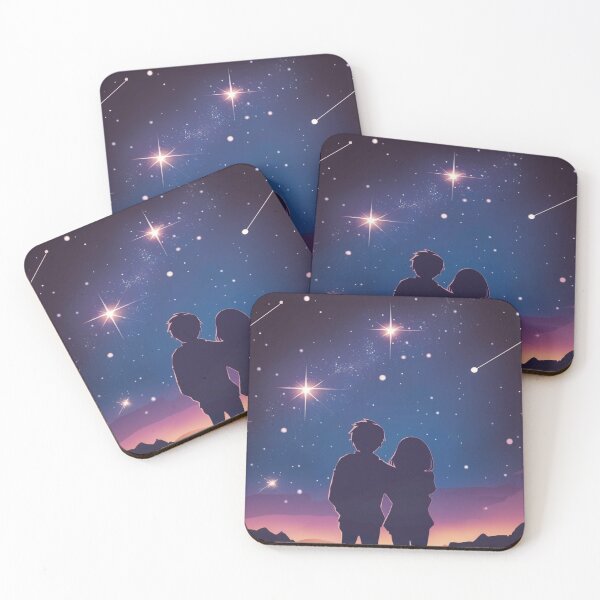 Item preview, couple watching a shooting star designed and sold by via-colab.