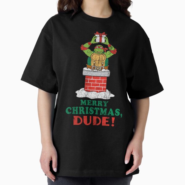 Aperçu de l'œuvre Teenage Mutant Ninja Turtles Raphael joyeux Noël mec créée et vendue par FifthSun.