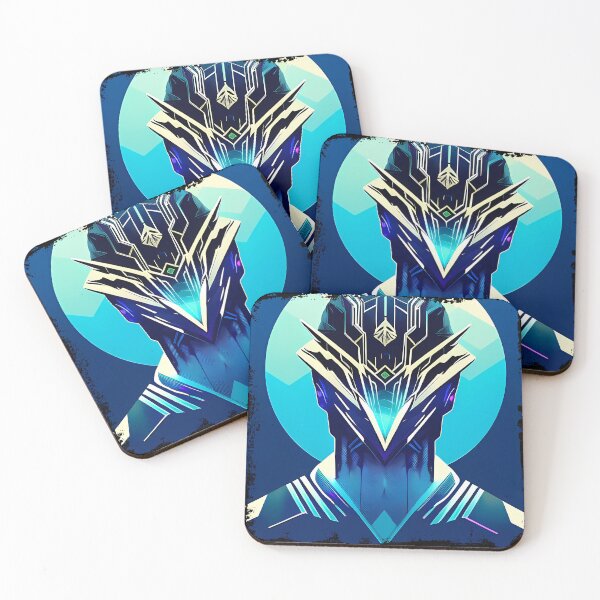 Item preview, Horus Egyptian God Falcon in Cyberpunk Style Sticker - Unique and Eye-Catching Design for Laptop, Water Bottle, and More! designed and sold by Mytho Merch.