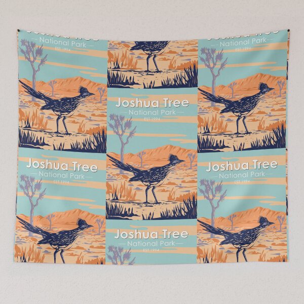 Item preview, Joshua Tree National Park Roadrunner Vintage designed and sold by KrisSidDesigns.