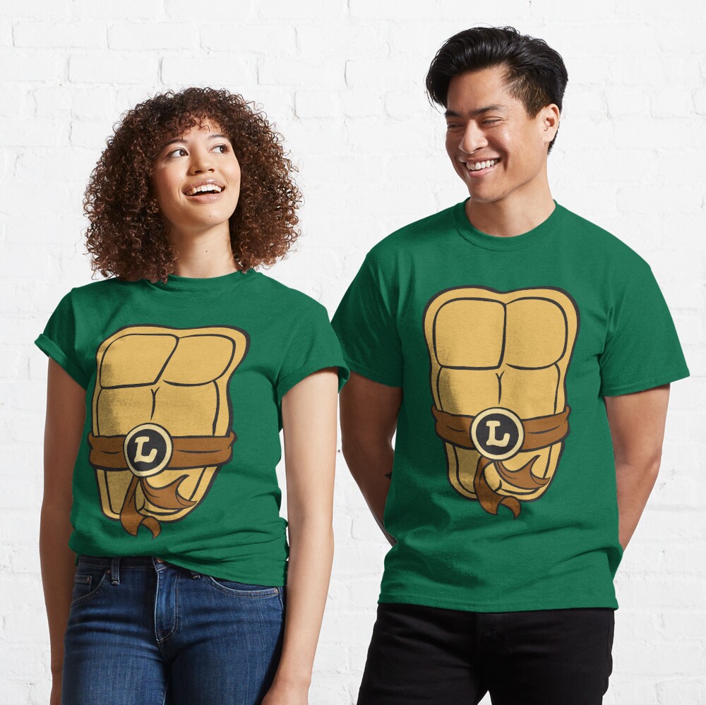 Teenage Mutant Ninja Turtles Men's Leonardo Costume T-Shirt Green
