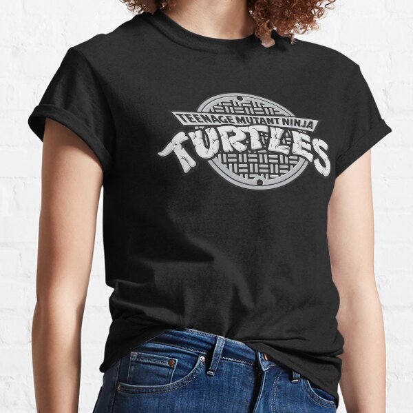 Teenage Mutant Ninja Turtles Sewer Lid Black Tee