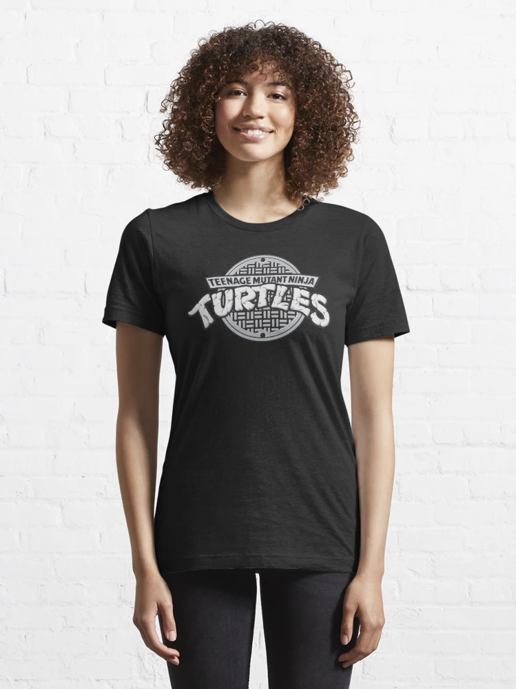 Teenage Mutant Ninja Turtles Sewer Lid Black Tee