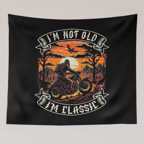 Item preview, I M Not Old I M Classic Motorcycle Biker designed and sold by druckfun.