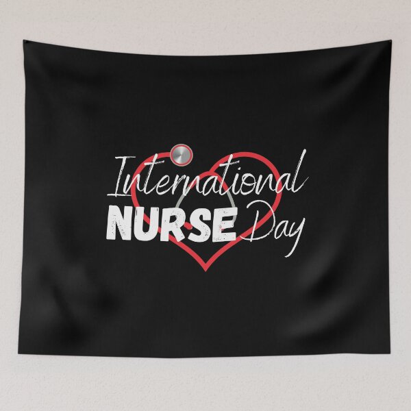 Item preview, Happy International Nurse Day, Cool Stethoscope Heartbeat designed and sold by PrintOfi.
