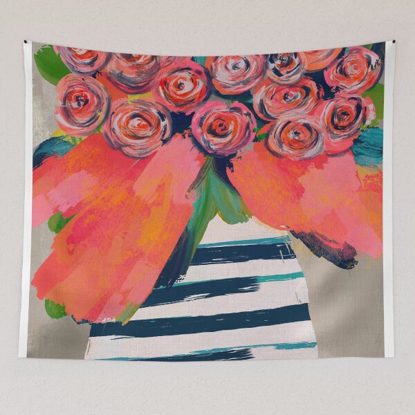 Item preview, flowers in a vase  designed and sold by Nora Gad.