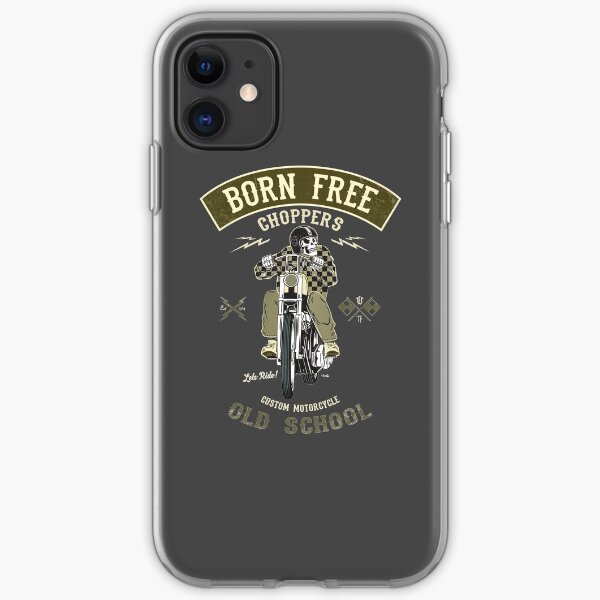 Born Free - Custom Motorcycle iPhone Soft Case