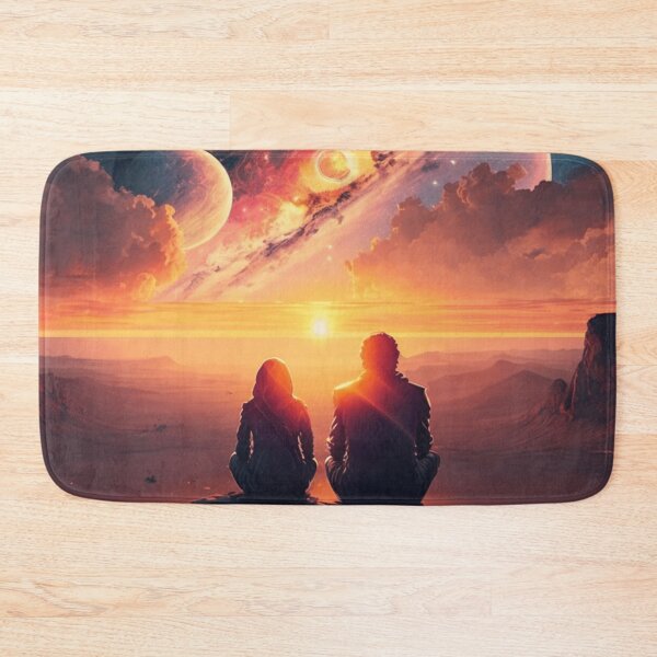 Item preview, couple watching  a shooting star   designed and sold by via-colab.