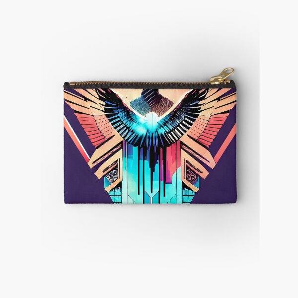 Item preview, Horus Egyptian God Falcon in Cyberpunk Style Sticker - Unique and Eye-Catching Design for Laptop, Water Bottle, and More! designed and sold by Mytho Merch.