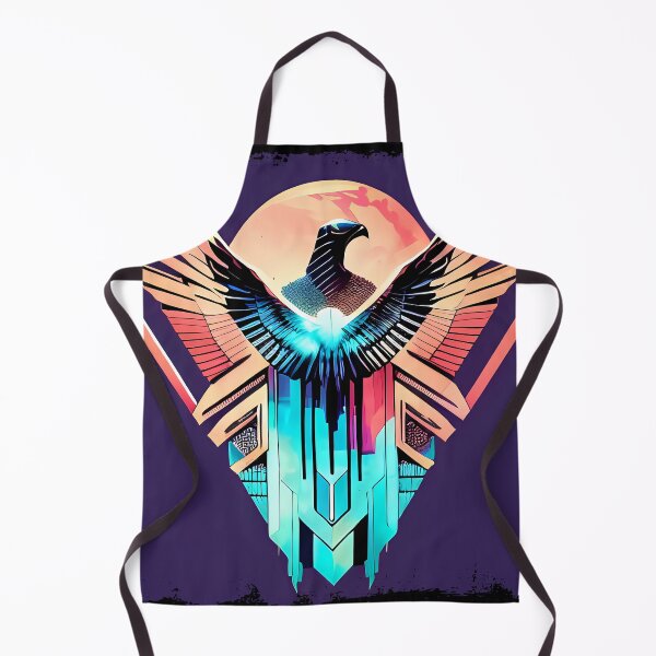 Item preview, Horus Egyptian God Falcon in Cyberpunk Style Sticker - Unique and Eye-Catching Design for Laptop, Water Bottle, and More! designed and sold by Mytho Merch.