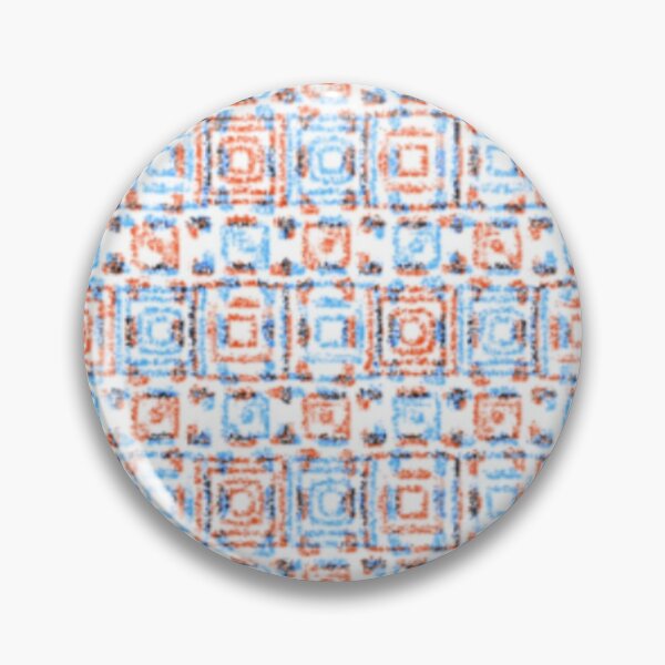 Item preview,  Blue and orange undone plaid pattern. designed and sold by MirBer.