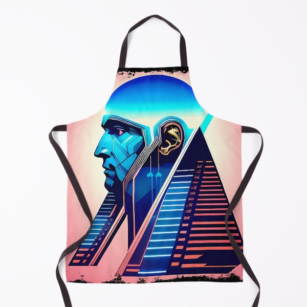 Item preview, Horus Egyptian God Falcon in Cyberpunk Style Sticker - Unique and Eye-Catching Design for Laptop, Water Bottle, and More! designed and sold by Mytho Merch.