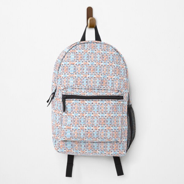 Item preview, Blue and orange undone plaid pattern. designed and sold by MirBer.