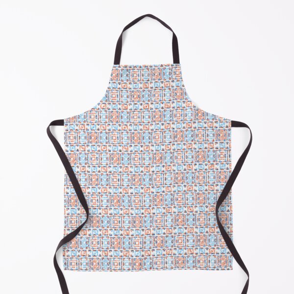 Item preview, Blue and orange undone plaid pattern. designed and sold by MirBer.