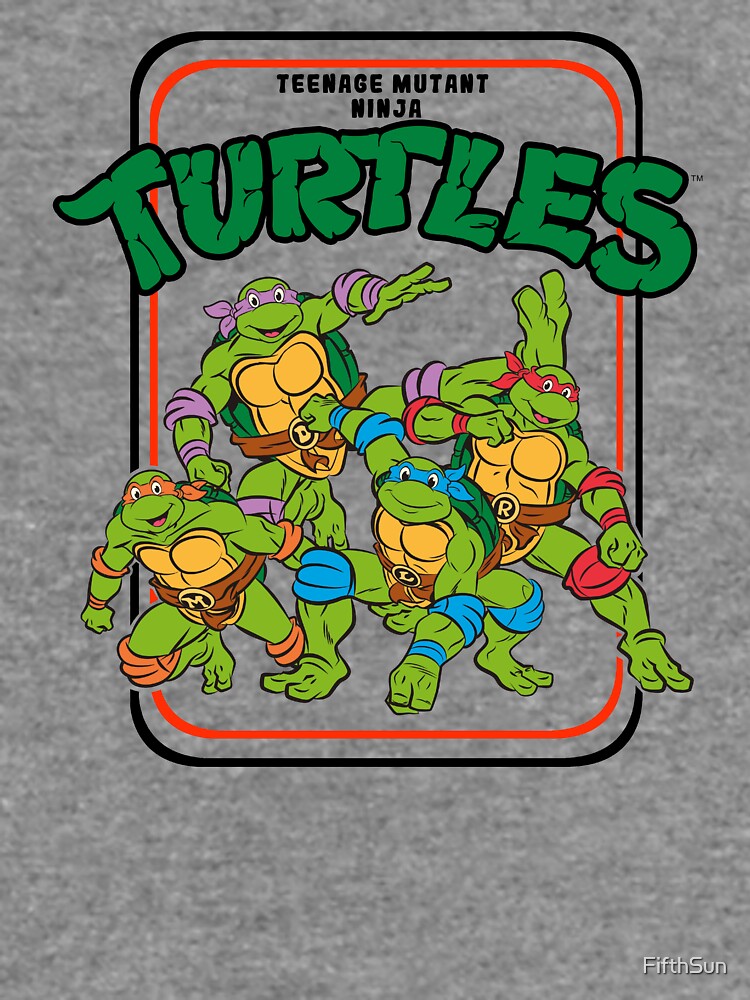 Teenage Mutant Ninja Turtles Vintage Cartoon Group Shot Essential