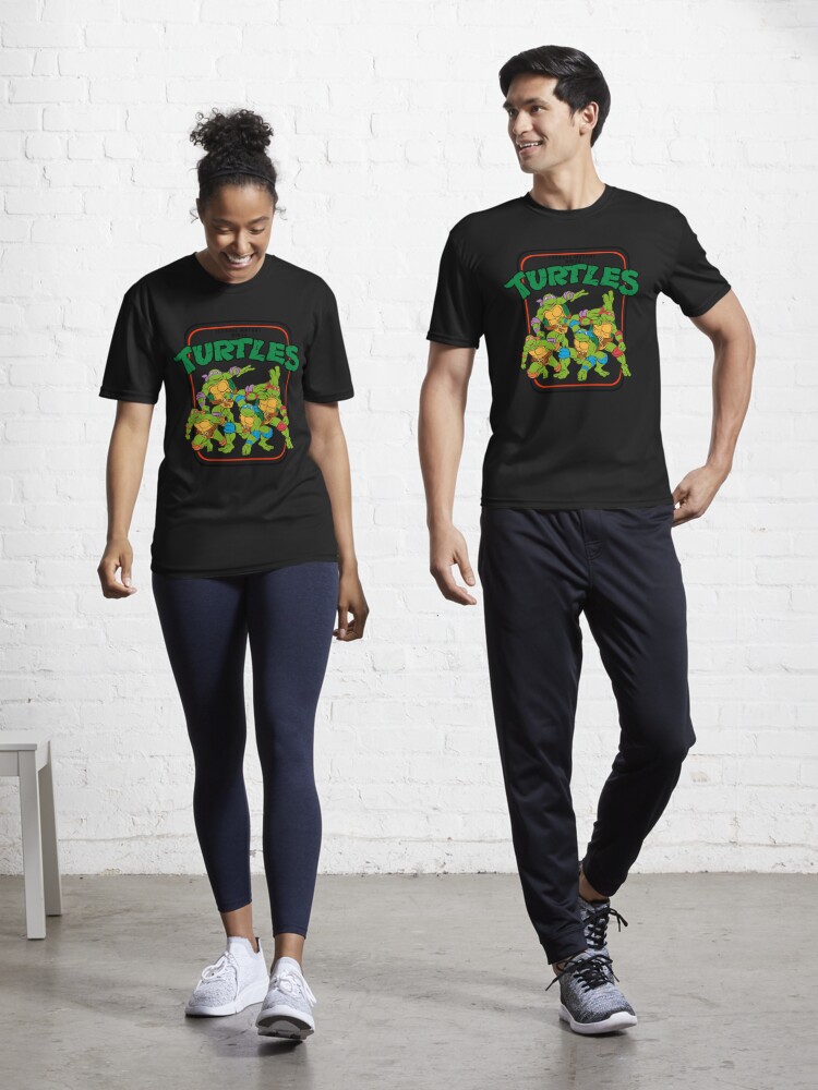 Teenage Mutant Ninja Turtles Vintage Cartoon Group Shot T Shirts