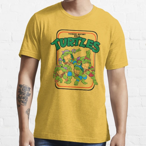 BEMS  TMNT - T-Shirt KIDS TMNT Group - Yellow (4 Years)