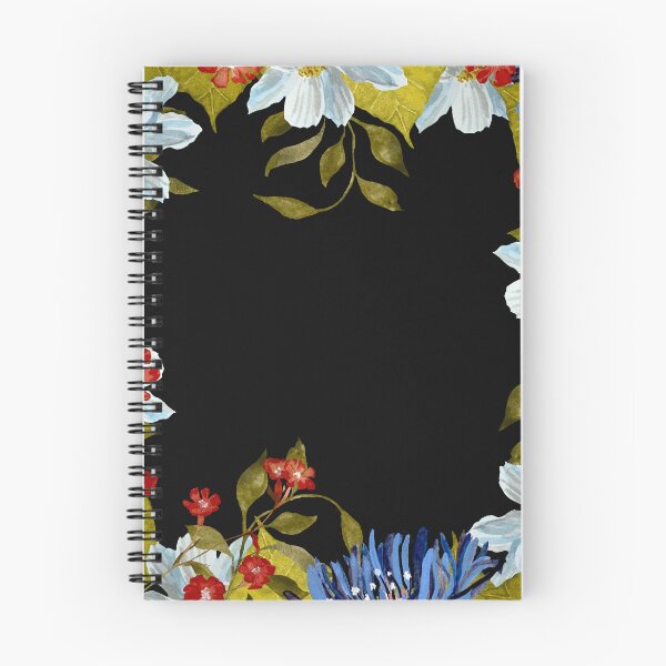 Artikelvorschau, Frame square flower leaves liana watercolor sketch black entworfen und verkauft von Yana Mustafina | Boho Soulful Designs.