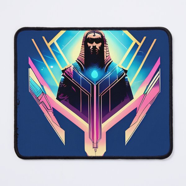 Item preview, Horus Egyptian God Falcon in Cyberpunk Style Sticker - Unique and Eye-Catching Design for Laptop, Water Bottle, and More! designed and sold by Mytho Merch.