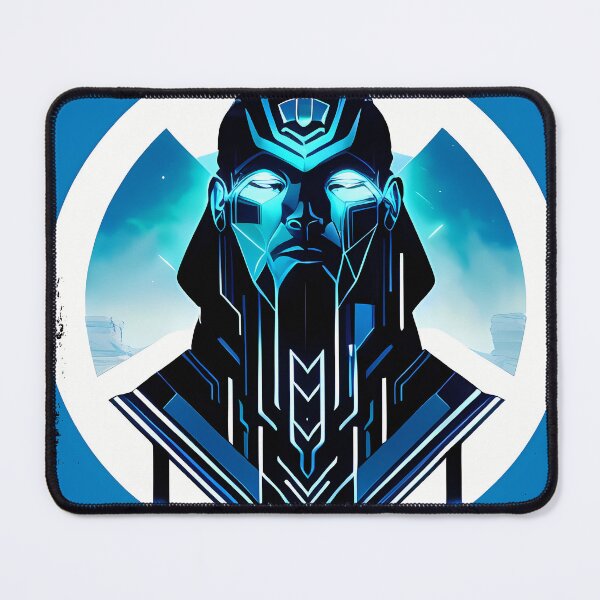 Item preview, Horus Egyptian God Falcon in Cyberpunk Style Sticker - Unique and Eye-Catching Design for Laptop, Water Bottle, and More! designed and sold by Mytho Merch.