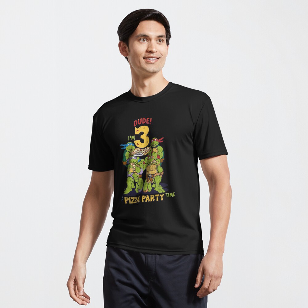 Teenage Mutant Ninja Turtles I'm Dude Pizza Birthday Party Shirt - TeeUni