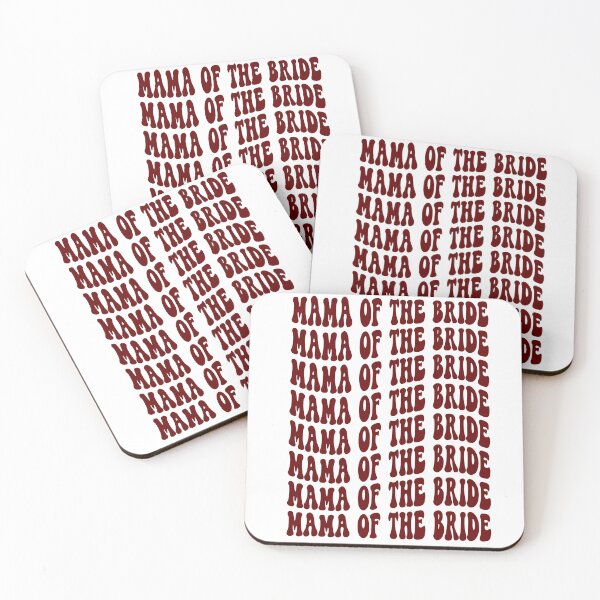 Item preview, Mother of the Bride Dark Red Retro Graphic Bridal Party Gifts for Bachelorette Party designed and sold by mysticblvd.