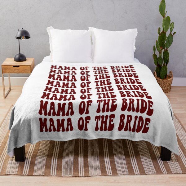 Item preview, Mother of the Bride Dark Red Retro Graphic Bridal Party Gifts for Bachelorette Party designed and sold by mysticblvd.