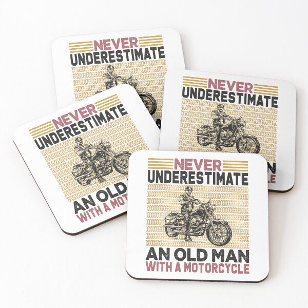 Item preview, Old Man with a Motorcycle - Design for Biker designed and sold by LV-creator.