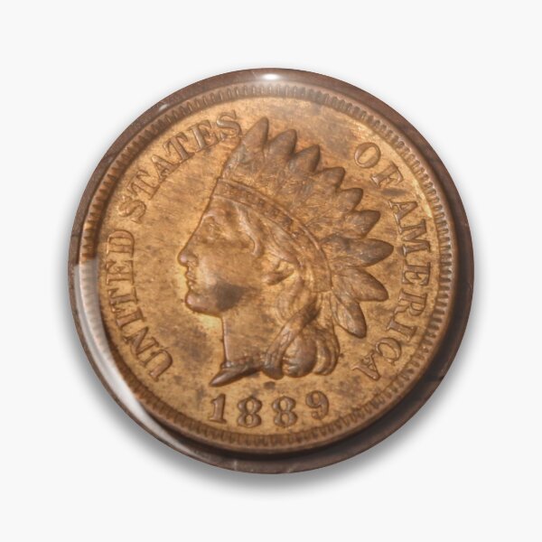 Item preview, 1889 Indian Cent designed and sold by coinsxcrochet.