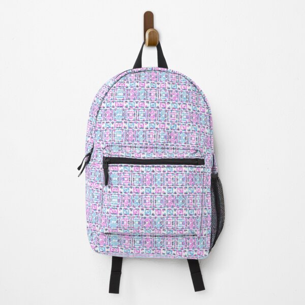 Item preview, Pink and blue undone plaid pattern. designed and sold by MirBer.