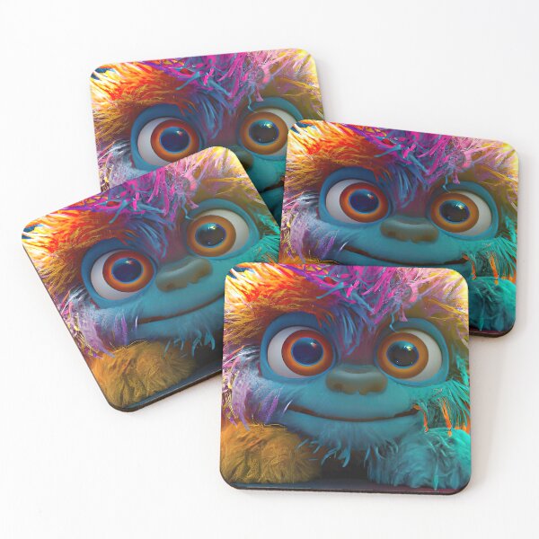 Item preview, Happy little rainbow monster designed and sold by Matt's Artificial Nature.