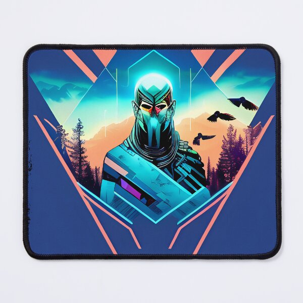 Item preview, Horus Egyptian God Falcon in Cyberpunk Style Sticker - Unique and Eye-Catching Design for Laptop, Water Bottle, and More! designed and sold by Mytho Merch.