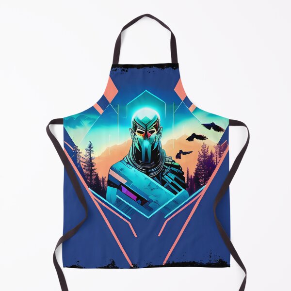 Item preview, Horus Egyptian God Falcon in Cyberpunk Style Sticker - Unique and Eye-Catching Design for Laptop, Water Bottle, and More! designed and sold by Mytho Merch.