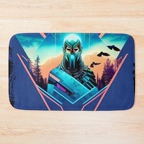 Item preview, Horus Egyptian God Falcon in Cyberpunk Style Sticker - Unique and Eye-Catching Design for Laptop, Water Bottle, and More! designed and sold by Mytho Merch.