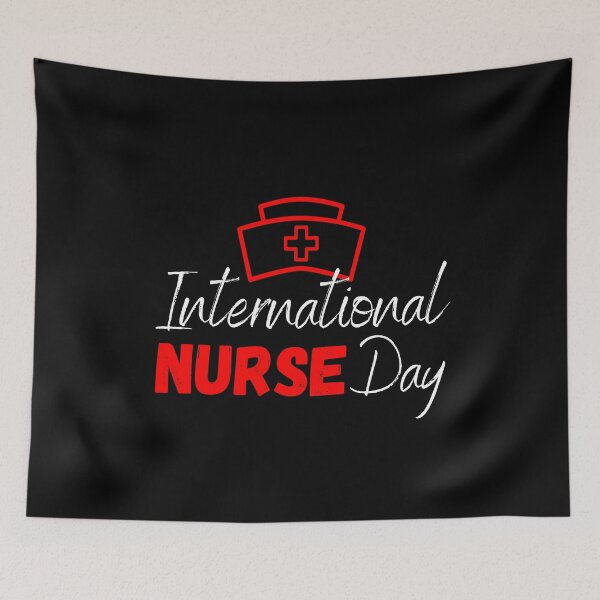 Item preview, Happy International Nurse Day Design, Cute Nursing Stethoscope Heartbeat Gifts designed and sold by PrintOfi.