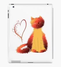 Cute Ginger Cat Art iPad Case/Skin