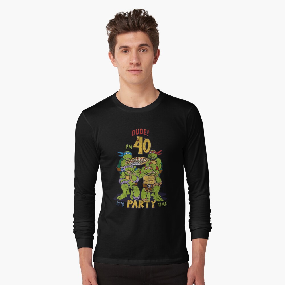 Teenage Mutant Ninja Turtles 40th Birthday Pizza Party Shirt