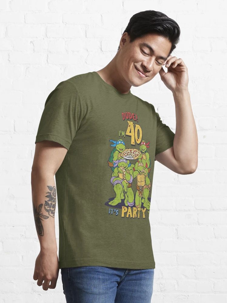 Teenage Mutant Ninja Turtles 30th Birthday Pizza Party Essential T-Shirt  for Sale by FifthSun