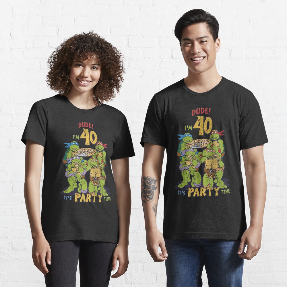 Teenage Mutant Ninja Turtles 40th Birthday Pizza Party Shirt