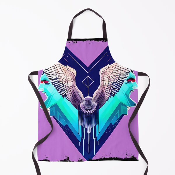 Item preview, Horus Egyptian God Falcon in Cyberpunk Style Sticker - Unique and Eye-Catching Design for Laptop, Water Bottle, and More! designed and sold by Mytho Merch.